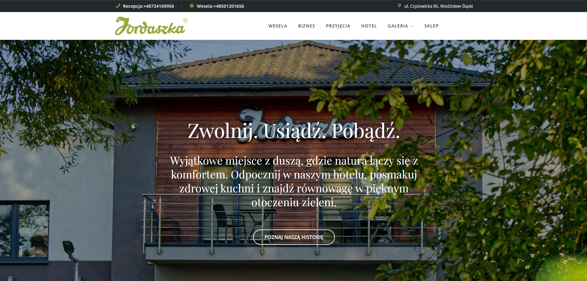 Realizacja adscode - Strona internetowa Jordaszka.pl